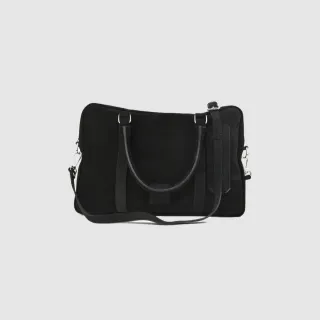 Singlezipp Bag MIKA suede black